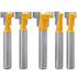 5 Set, 1/4" Set 5/16", 3/8", 1/2", 7/16", 5/8" Wolfride Pcs T-Slot Router Bit Shank Keyhole Router Bits T-Track