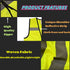 High Visibility Toddler Safety Vest, Reflective Kids Vest for Cycling & Running, Construction Vest