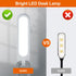 LED Desk Lamp for Office Home, Battery Operated, Foldable & Portable Light, 3 Brightness Dimmable