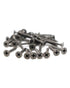 100pcs #6 x 1-1/8" Flat Head Phillips Drywall Screws - Fine Thread Sharp Point Wood Screw, Carbon Steel 1022A