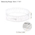 Film Flexible Ruler 12 Inch 1mm Scale PET Plastic Covered Folding Straight Ruler Calibration Soft Ruler Measuring Tool for Factory, Transparent