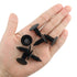 50PCS Black Plastic Nylon Rivet Clips, Furniture Assembly Fasteners for Vapor Barrier and Christmas Tree