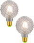 VicFlora G95 LED Pineapple Bulb Retro Edison Lamp 4W 2700K Warm White Light