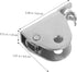 4pcs Cabilock Stainless Steel Gas Lift Cylinder for Barber Chair Salon Equipment Provides Reliable Support