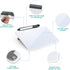 Small Desktop Dry Erase White Board, 8"×6" Glass Whiteboard with Stand for Notes, Mini Notice Board for Home Office