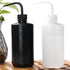 2Pcs 500ml Tattoo Wash Bottle | 16oz Water Squirt Bottle for Medical Succulent Cleaning, White & Black