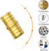 10 Pack PEX Fittings, 3/4" Straight Coupling Brass Fittings for PEX Tubing Pipe (3/4" Coupling)