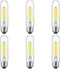E26 LED Bulb, 6W Equal 60 Watt, Daylight 5000K, E26 Edison Bulb, 750lm Dimmable, 5 Inch Long Tubular, 6 Pack
