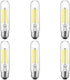 E26 LED Bulb, 6W Equal 60 Watt, Daylight 5000K, E26 Edison Bulb, 750lm Dimmable, 5 Inch Long Tubular, 6 Pack