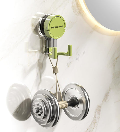 Generic 3 Pack Strong Locking Shower Suction Cup Hook, Waterproof and Moisture-Proof Towel Hooks, Removable