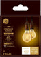 GE Lighting Vintage Style LED Light Bulbs, 60 Watt Equivalent, Amber Glass, Warm Candle Light, A15, 2 Pack