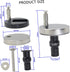 ARTIBETTER Toilet Seat Hinges Replacement Kit with Quick Release Fixings and Bolts for Standard Toilet Seat Accessories