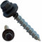 Metal Roofing Screws - #10 x 1.5” – Self Tapping Hex Head with EPDM Rubber Washer for Metal to Wood, Brown (100)