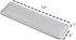 Bailey Tenkeyless Wrist Rest for Keyboards, Leather Ergonomic Support for Typists, Gaming, and Office Use (Stone)