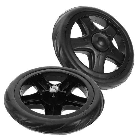 PRETYZOOM 2pcs Lightweight Shopping Trolley Wheels Replacement for Grocery Cart Caster Small