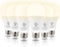 JackonLux Dusk to Dawn Light Bulbs, Outdoor LED with Sensor, Soft White, 6 Pack
