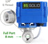 1/4" 304SS 9-24V 2 Setup U.S. Solid Motorized Ball Valve- NSF Certified Ball Valve with Full Port, AC/DC and Wire Auto