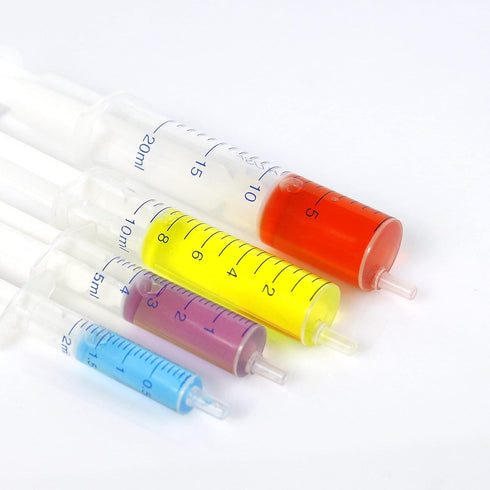 12 Pack 5 ml Luer Slip Syringe without Needle for Liquid Refilling, DIY Crafts, Scientific Labs by Labfil