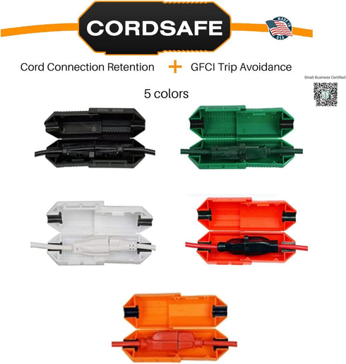 Extension Cord Plug Protector Safety Cover, Water-Resistant, Keep Cords Connected, 3pk Red