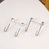 FWJUNHUYC 2 Stainless Steel Bedside Cabinet Door Hooks