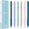Gel Pens, 6 Pcs 0.5mm Black Ink Fine Point Smooth Writing Pens, High-End Gifts for Journaling Note Taking