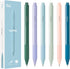 Gel Pens, 6 Pcs 0.5mm Black Ink Fine Point Smooth Writing Pens, High-End Gifts for Journaling Note Taking