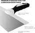 Mister Rui 14" Drywall Taping Knife, Stainless Steel, Ergonomic Handle, Plastering Spatula Tools for Joint Taping