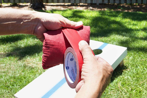 IPG JobSite DUCTape - Colored Duct Tape, 1.88" x 20 yd, Red (Single Roll)
