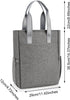 enyuwlcm Oxford Document Bag with Handle | Meeting Office School Organizer File Tote for Carrying Paper Files