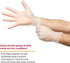 50 Count, 1 McKesson Confiderm Vinyl Exam Gloves - Powder-Free, Latex-Free, Ambidextrous, Smooth, Non-Sterile
