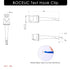 Test Hook Clip, Multimeter Test Lead Kit with Mini Grabber Probe for Circuit Testing PCB IC