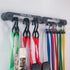 Hook Rail - 2/pk for Organizing Tie-Down Straps, Low-Profile Wall-Mounted Cargo Strap Management for Home or Garage