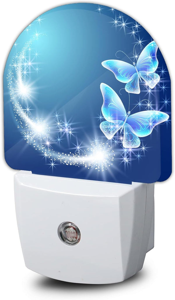 Gearsly Butterfly Night Light,Night Lights Plug into Wall with Dusk to Dawn Sensor,Lamp