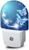 Gearsly Butterfly Night Light,Night Lights Plug into Wall with Dusk to Dawn Sensor,Lamp