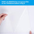 HAMIGAR Whiteboard Sticker for Wall, 23.4" x 78.7", Large Peel and Stick Whiteboard Wallpaper, Dry Erase Contact Paper