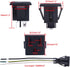 weideer 3Pcs 3 Pins US Power Socket Plug Panel, 15A 125V AC Panel Mount Outlet with 18AWG Connection