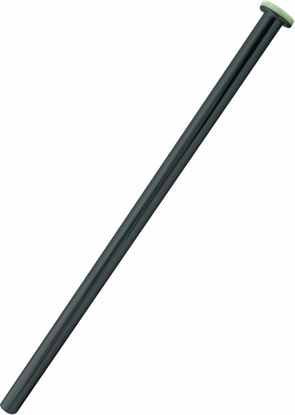 Westbrass D125-62 Flat Head Toilet Riser Supply Line, 1/2" x 12", 1-Pack, Matte Black
