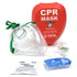 WNL Products CPR Rescue Mask, Adult/Child Pocket Resuscitator, Hard Case Kit