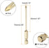 5pcs PH0 Phillips Head Screwdriver Drill Bit, 3" Length 0.12" Dia 1/4 Inch Hex Shank for Power Tool