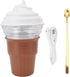 Frozen DIY Ice Cream Maker & Yogurt Machine - Easy to Use Electric Cream Machine for Homemade Sorbet, Gelato, Yogurt