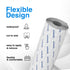 6" 11 1 Dynarex Duerma+ View Guard Transparent Film Dressing Roll - Tattoo Aftercare Bandage, Flexible Wrap for Skin