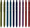 Gel Pens, 10 Pcs 0.5mm Black Ink Fine Point Smooth Writing with Silicone Grip, High-End Series for Journaling