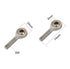 SA8T POS8A 8mm (2 / K, Aperture Metric Self-Lubricating Rod End Joint Bearing Outer Thread Right Hand Pieces)