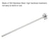 MECCANIXITY 304 Stainless Steel Stirring Rod 11.81" Length with 1.57" ID Dispersion Disc for Industrial, Laboratory