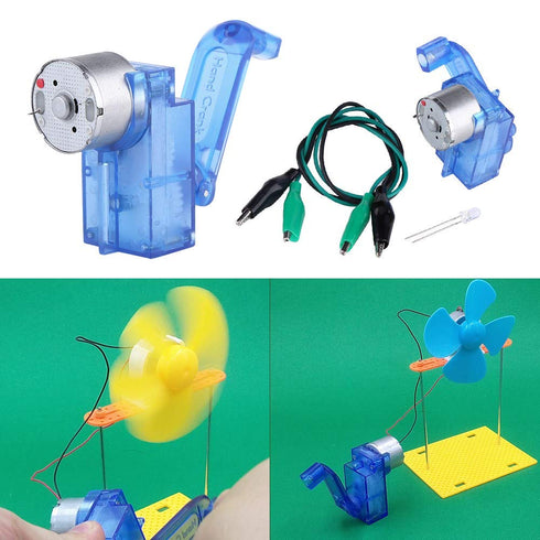 3V~6V Hand Crank Driven Electricity Generator Mechanical Emergency Power Education Kits Hand Crank Generator Hand