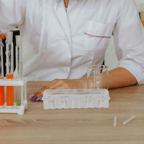 6.85X1.85X1.61In Plastic Vial Storage Case Vial Holder Box for Essential Oils Test Tubes Freezer Organizer Lab Storage