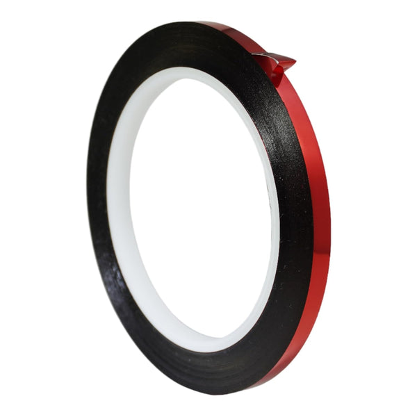GGR Supplies T.R.U. MMYP-1 Mylar Metalized Polyester Film Tape, 72 Yards, Acrylic Adhesive (Red, 1/4 in.)