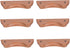 SANCHAKOU Wood Cabinet Knob 6Pcs Butterfly Style Beech Wood Buckle Handle Cabinet Shoe