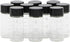JIUWU 10pcs 5ml 1/6 Oz Scaled Clear Glass Vials Sample Transparent Liquid Bottles Screw Cap Lab Container by JIUWU