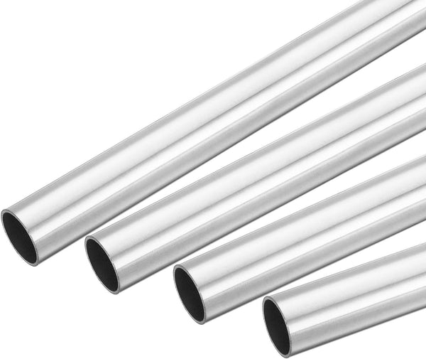 uxcell 4Pcs 304 Stainless Steel Tube, OD 25mm x 1.5mm Wall Thick, 150mm Length Capillary Metal Tubing
